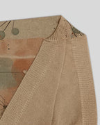 Pullover stampato a maniche corte girocollo
