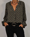 Camicetta casual con scollo a V