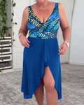 Costume Da Bagno Intero Stampato A Pois