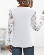 Camicetta casual con pizzo