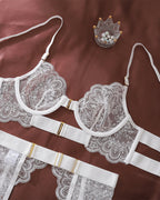 Completo Intimo Sexy Ricamato a Cinque Pezzi