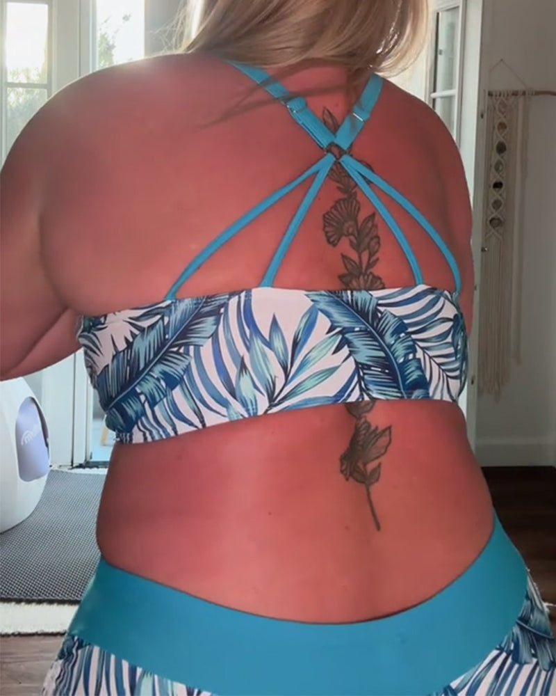 Bikini Elegante E Versatile Tempo Libero Due Pezzi