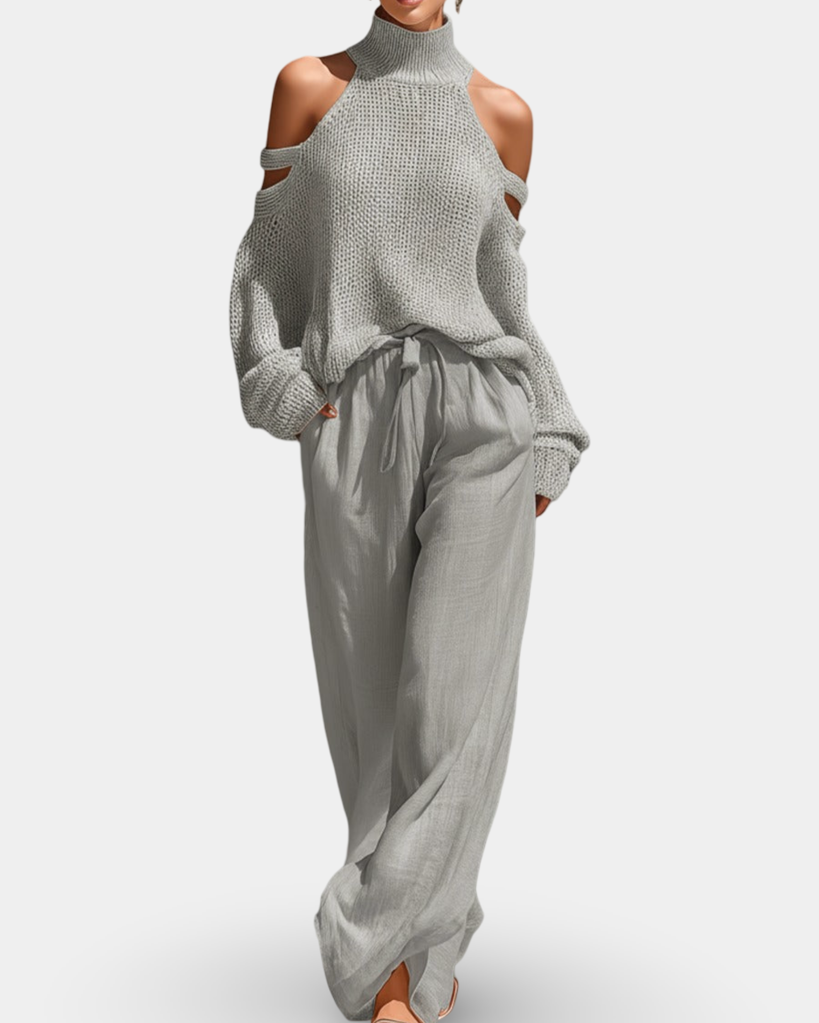 Camile | Completo moda in maglia e pantalone