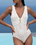 Monopezzo alla moda con cut-out