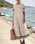 Vestito di Tendenza Vacanze a Maniche Corte