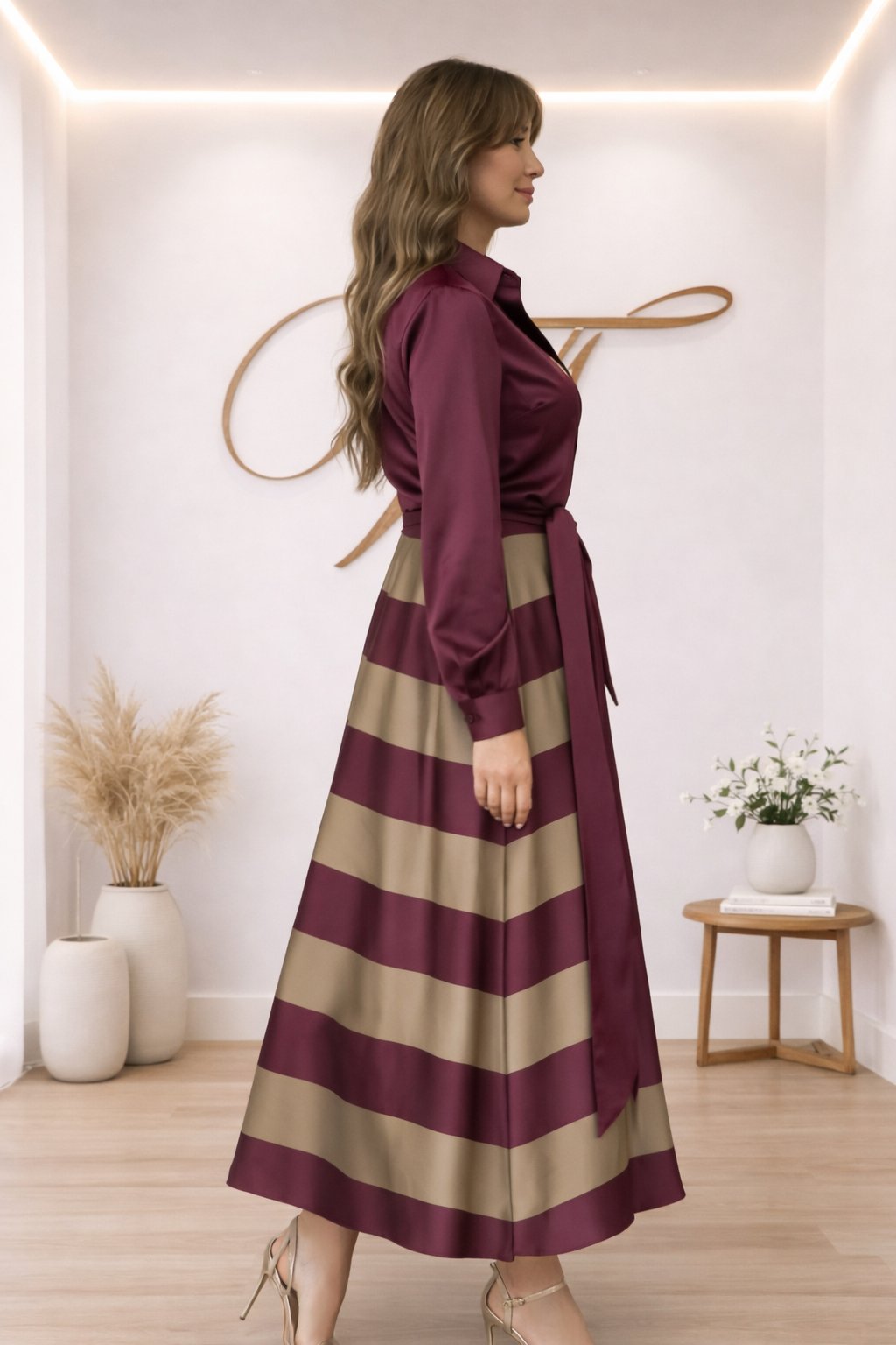Vestido Rioja - Elegante con lazo