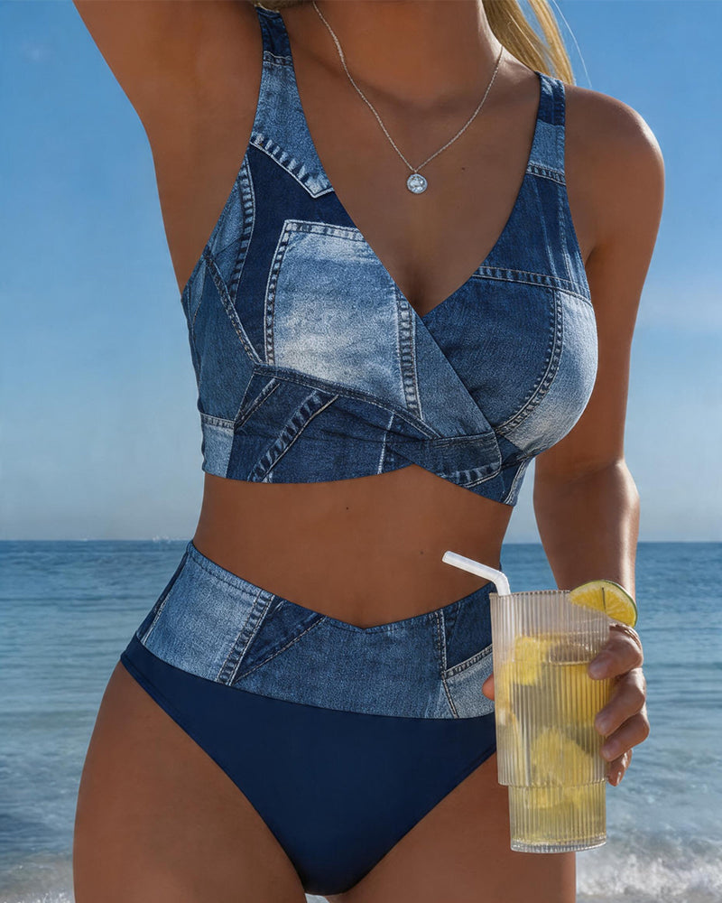 Bikini Bralette Stampato