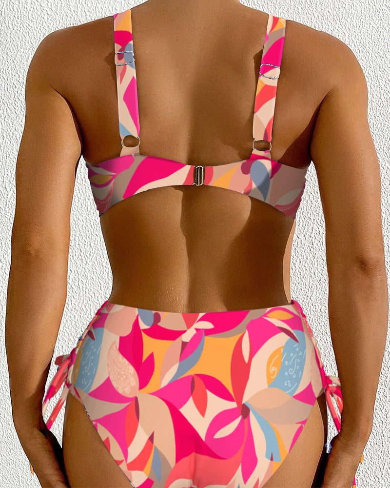 Bikini sexy stampato