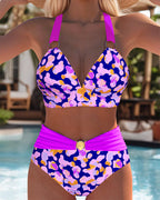 Bikini Vacanze Stile Casual Due Pezzi