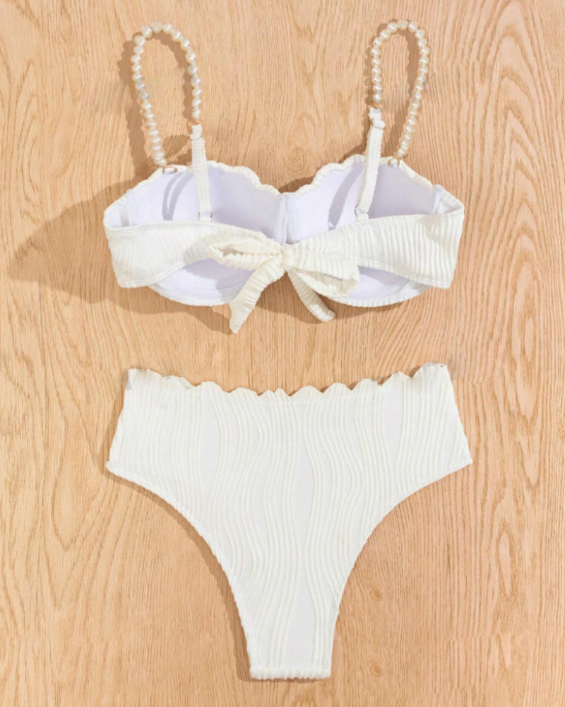 Bikini Reggicalze Perle Sexy