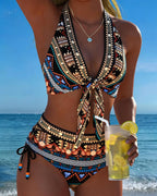 Bikini Bohème Geometrico All'americana