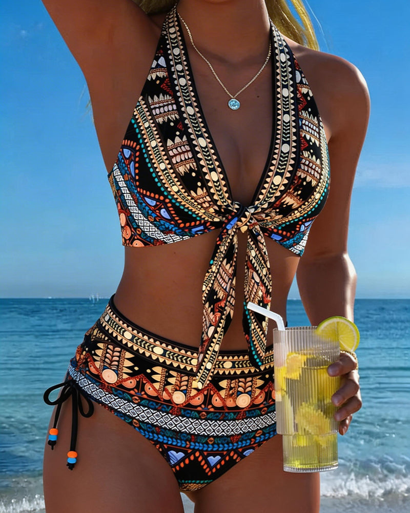 Bikini Bohème Geometrico All'americana