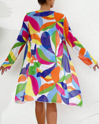 Costume da Bagno Colorato Tre Pezzi