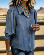 Camicia Bubble Maniche Corte In