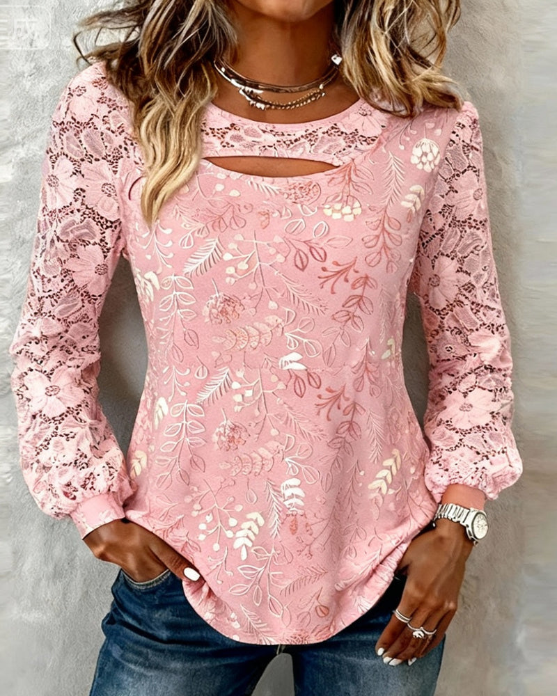 Camicetta Tendance A Travetti E Dettagli Patchwork