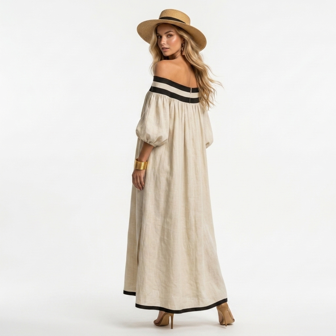 Aspasia - Vestito lungo dalla vestibilità comoda