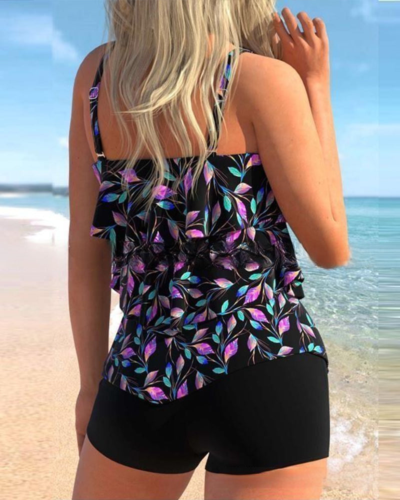 Costume da bagno bikini a due pezzi con gonna