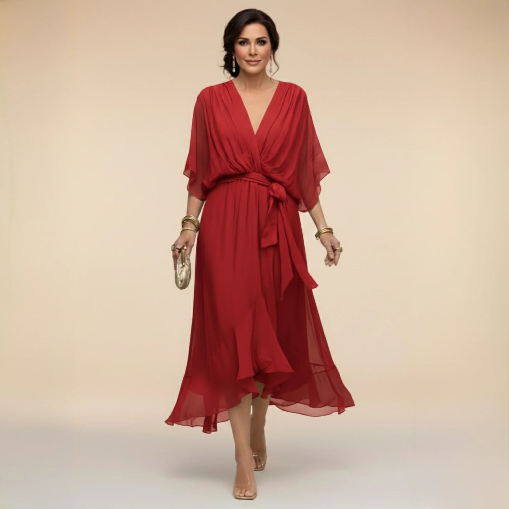 Monica | Vestito in chiffon