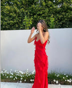 Eila™ | Vestito Lungo con Balze