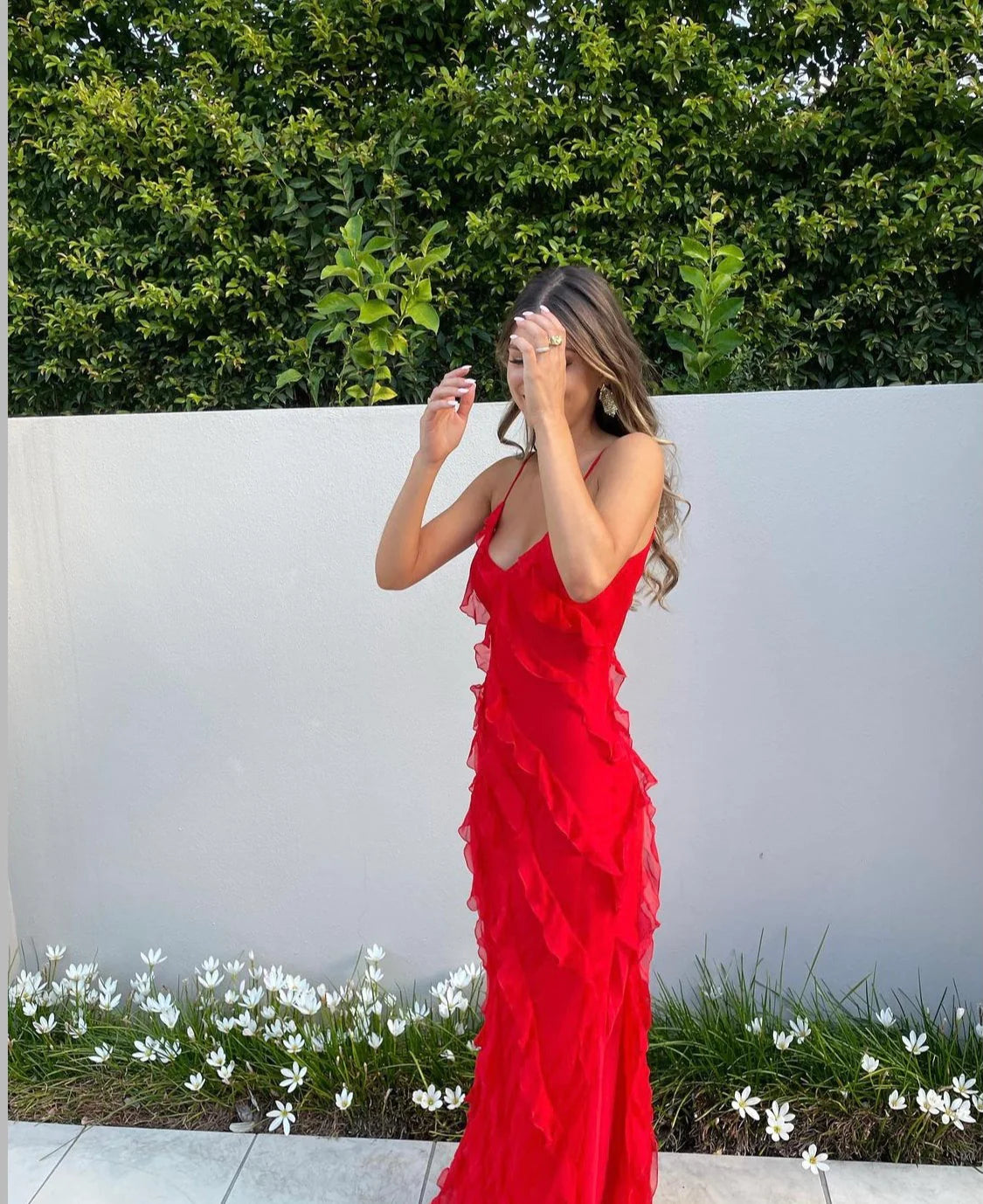 Eila™ | Vestito Lungo con Balze