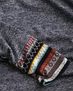 Felpa con cappuccio casual con colore a contrasto