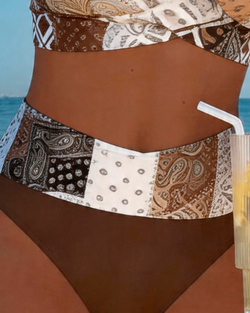 Bikini patchwork Paisley