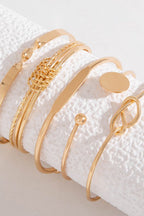 Bracciale a catena geometrica aperta