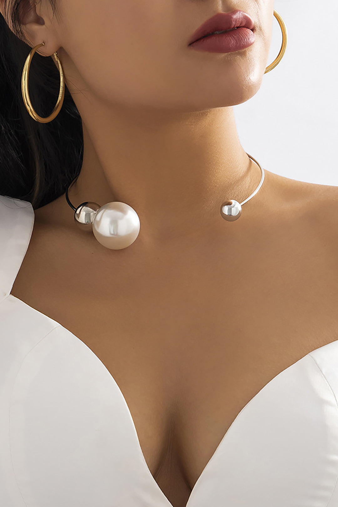 Collane di Perle Metalliche