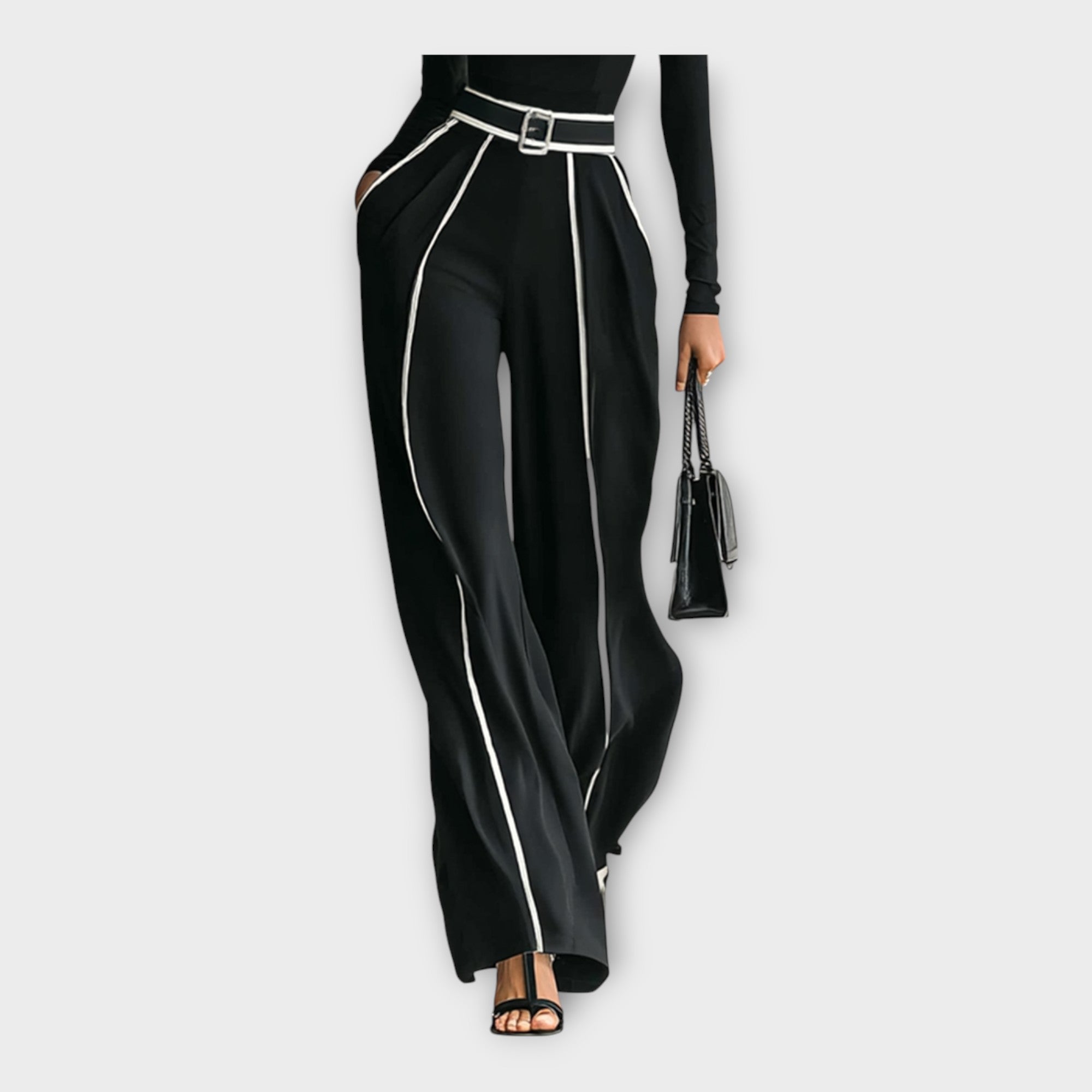 Elegante tuta con un'estetica minimale