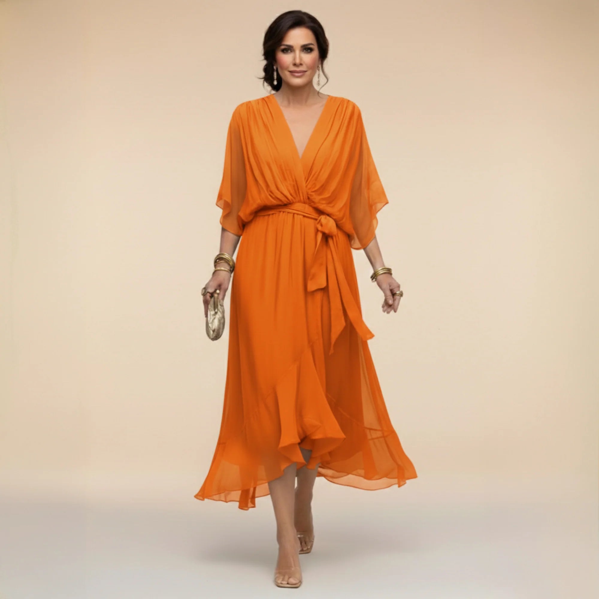 Monica | Vestito in chiffon