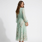 Mel - Elegante abito midi arioso