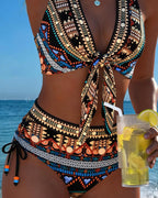 Bikini Bohème Geometrico All'americana