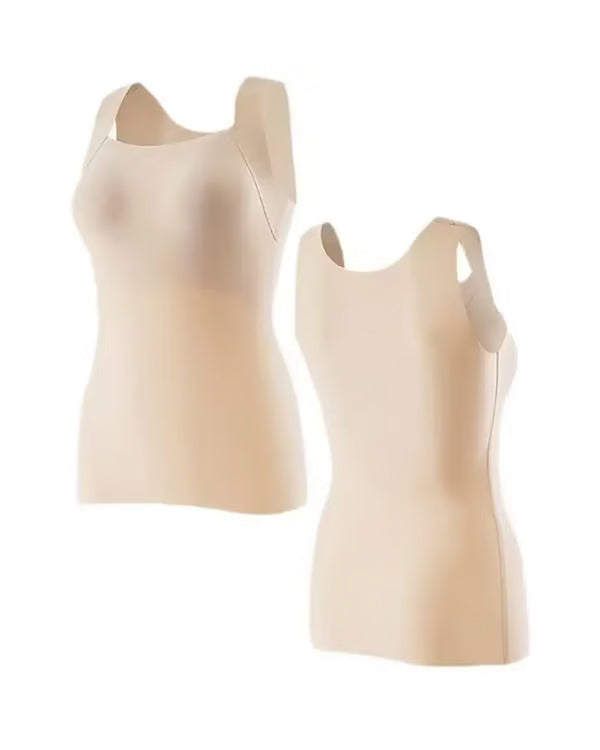 🔥Canotta Modellante con Scollo a U e Reggiseno Integrato