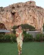 Bárbara - Abito lungo in raso