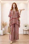 Tuta Boho a Righe