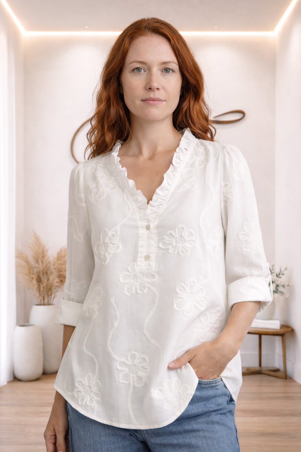 ALBA - BLUSA BORDADA