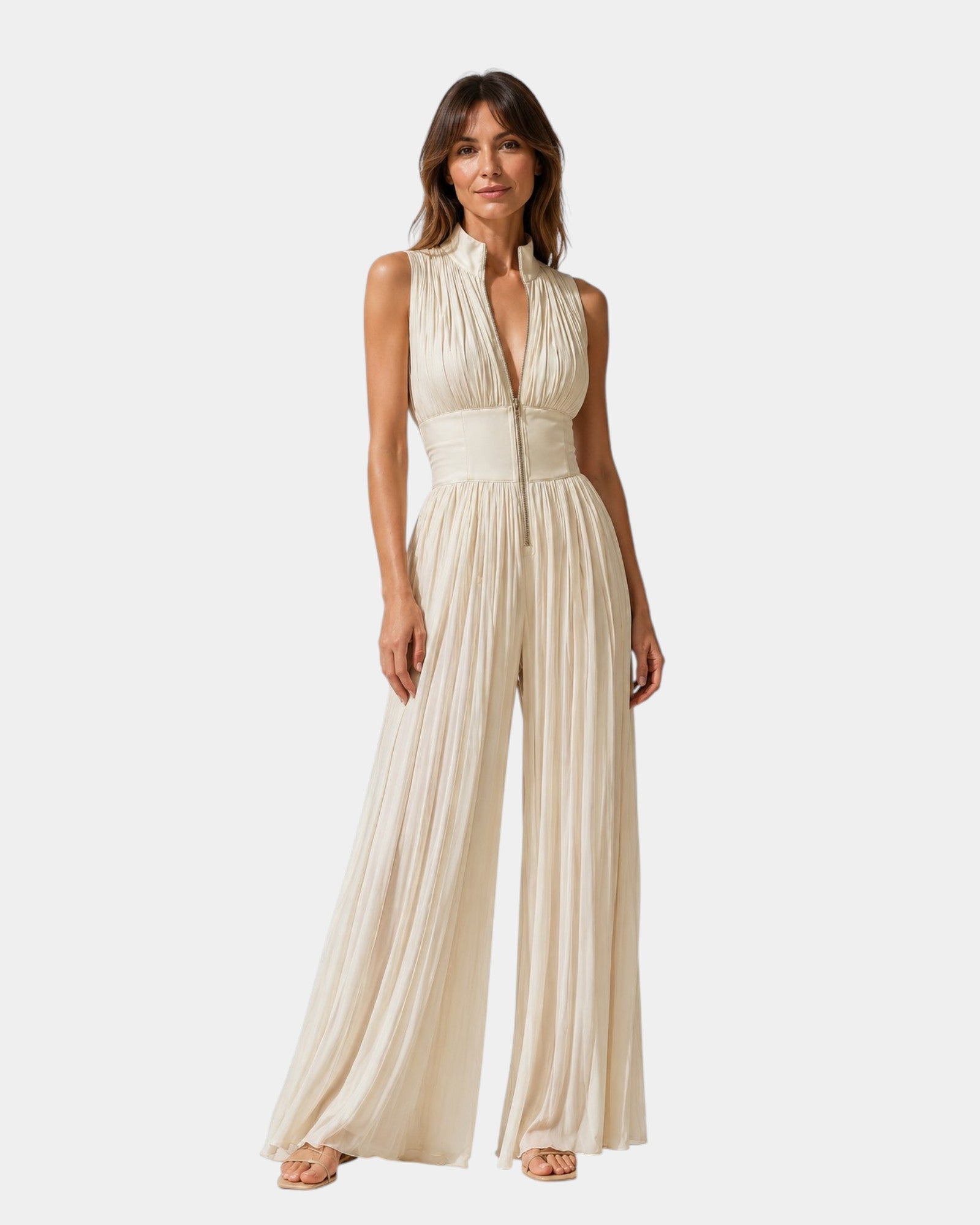 Mazarine | Tuta elegante con cerniera