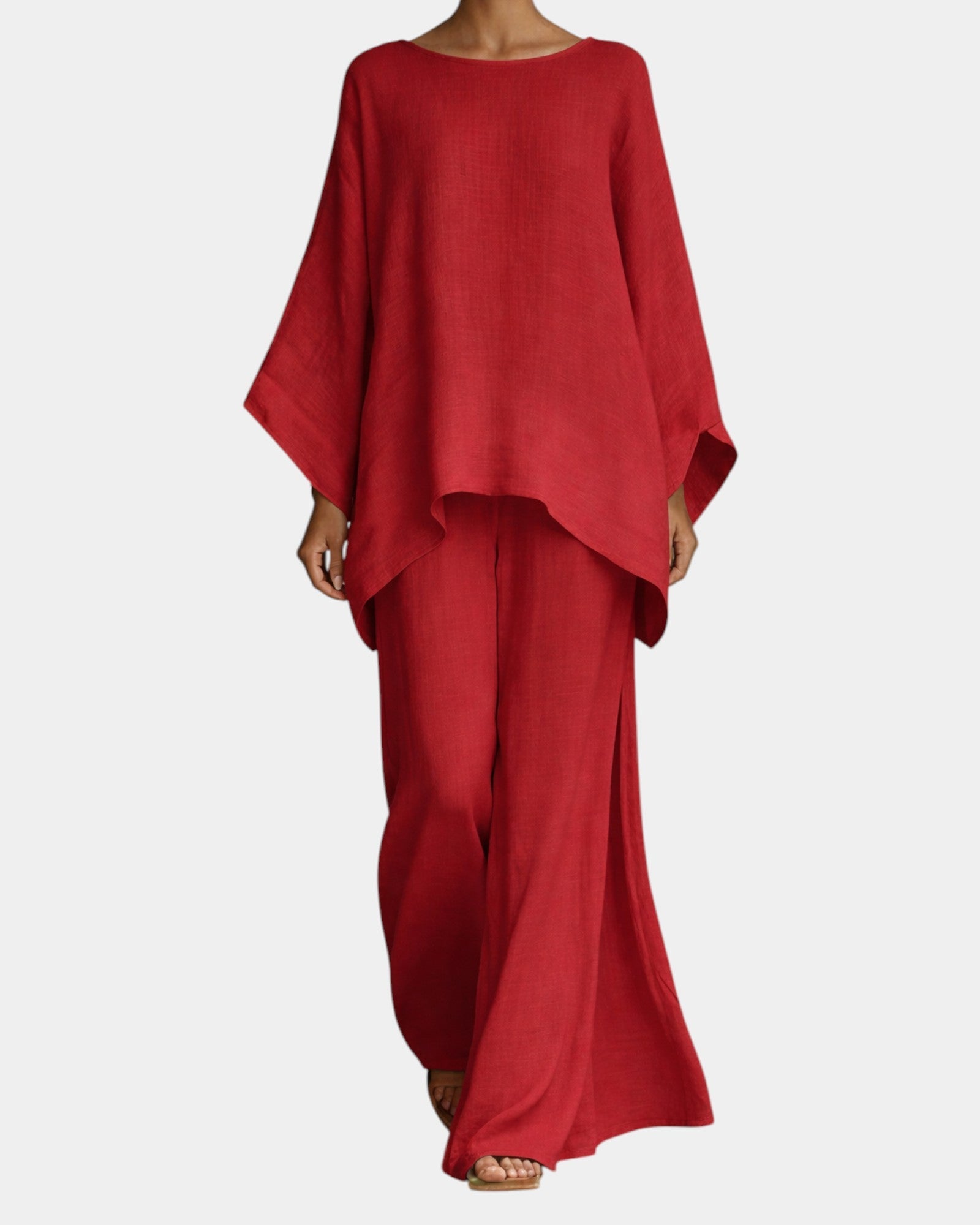 Mavie | Completo fluido pantaloni e blusa