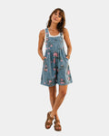 Taniah | Salopette in jeans floreale