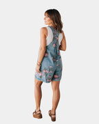 Taniah | Salopette in jeans floreale