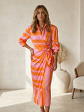 Cecilia™ Abito elegante a righe