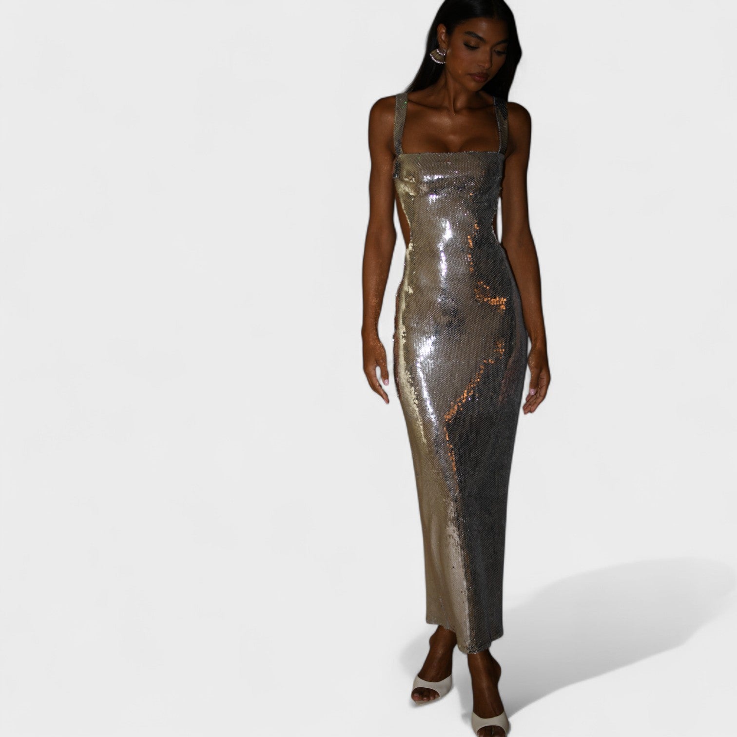 Sparkle Silver - Abito da sera da ballo