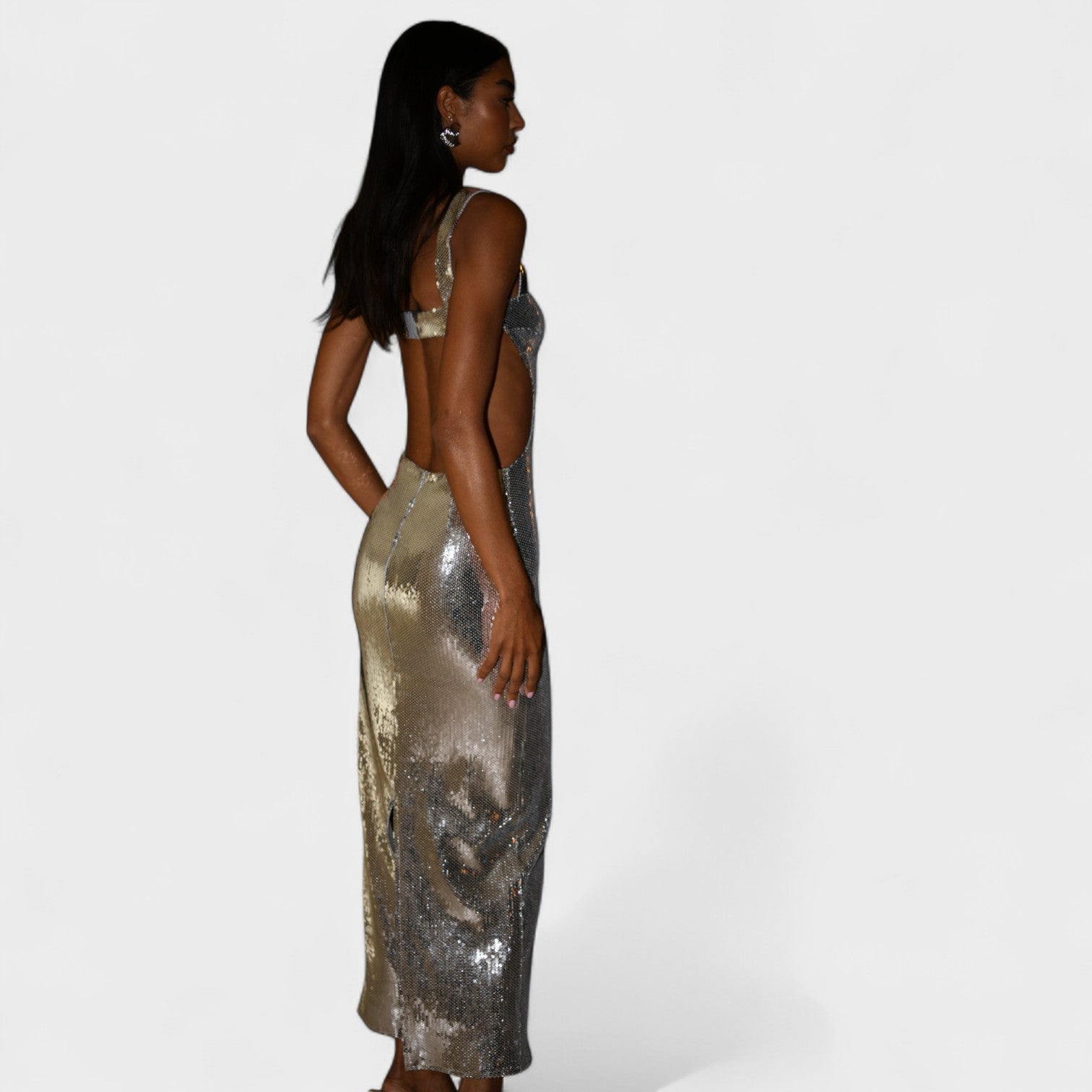 Sparkle Silver - Abito da sera da ballo