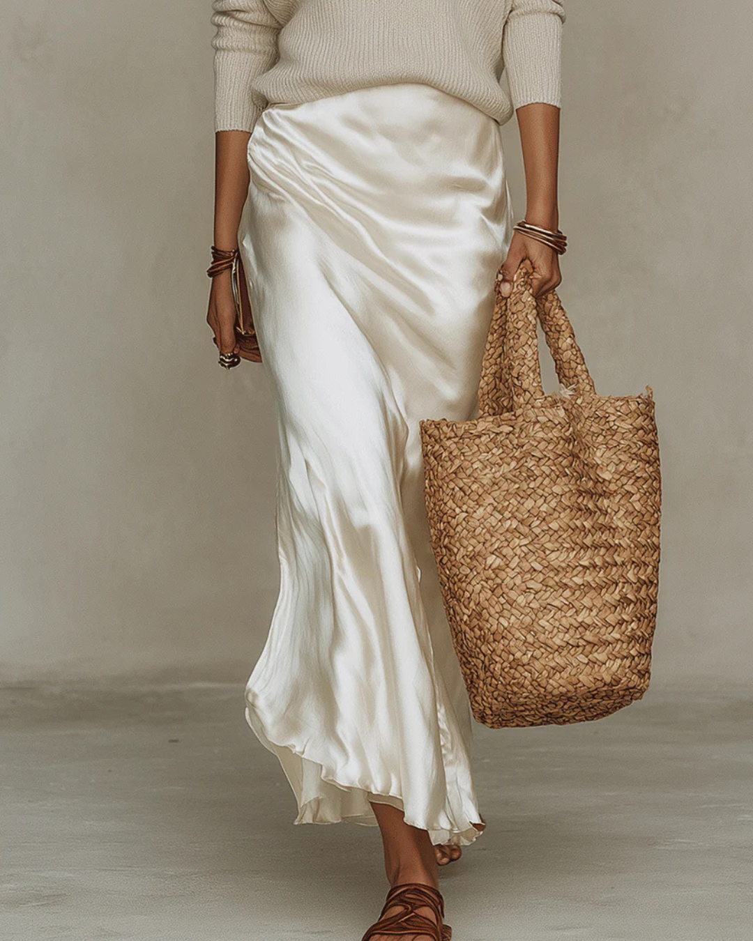 Elena | Abito Satin Midi