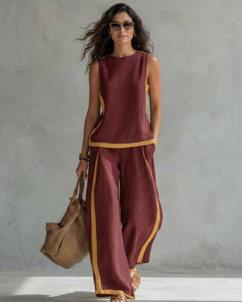 Leila™ | Completo Due Pezzi Fluido