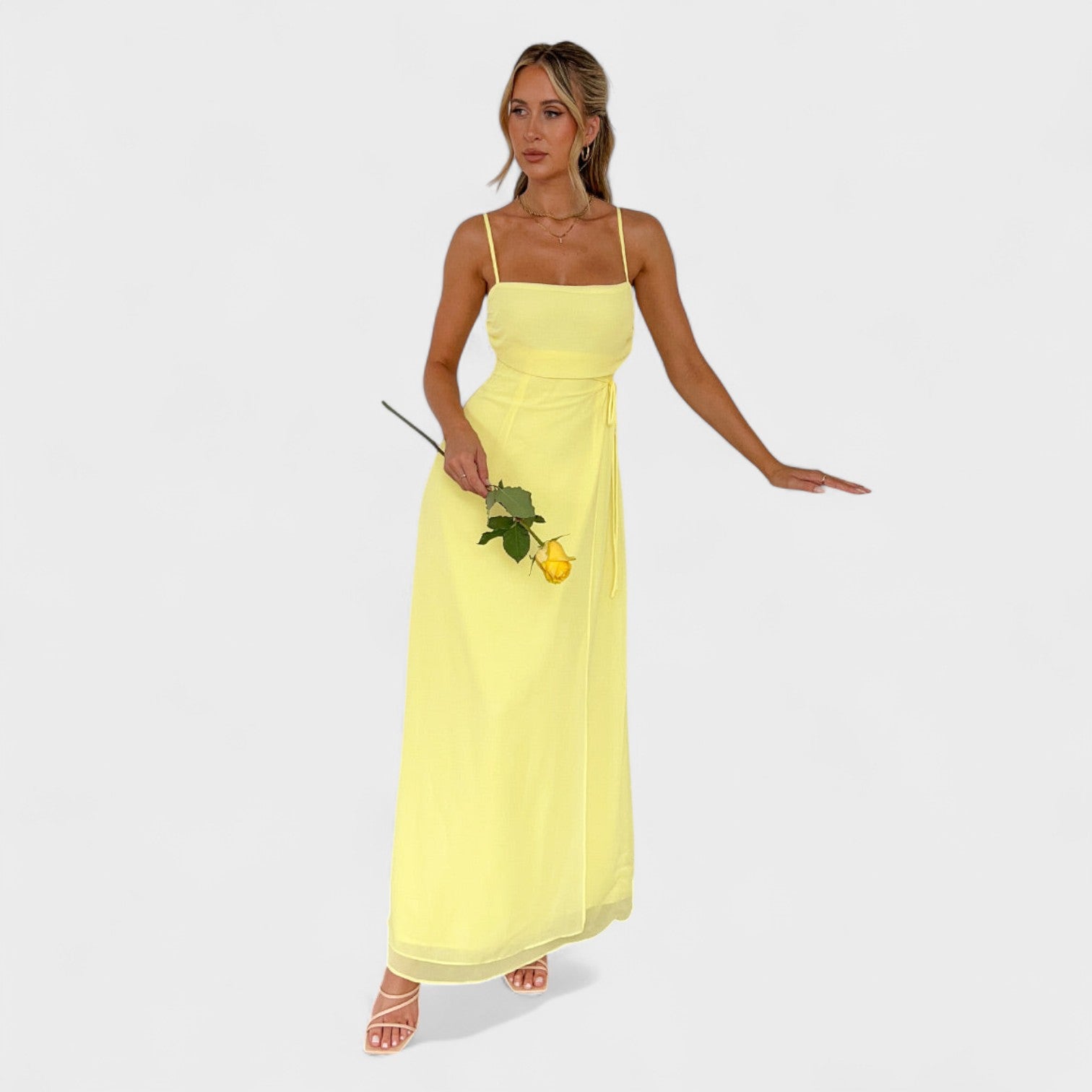 Flóssi - Vestito lungo giallo