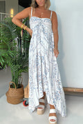 Europe Shores Vestito lungo Hi-Lo Crema