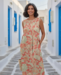 Yvonne | Abito Midi con Stampa Floreale