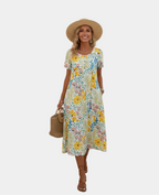 Margaret – Elegante vestito floreale
