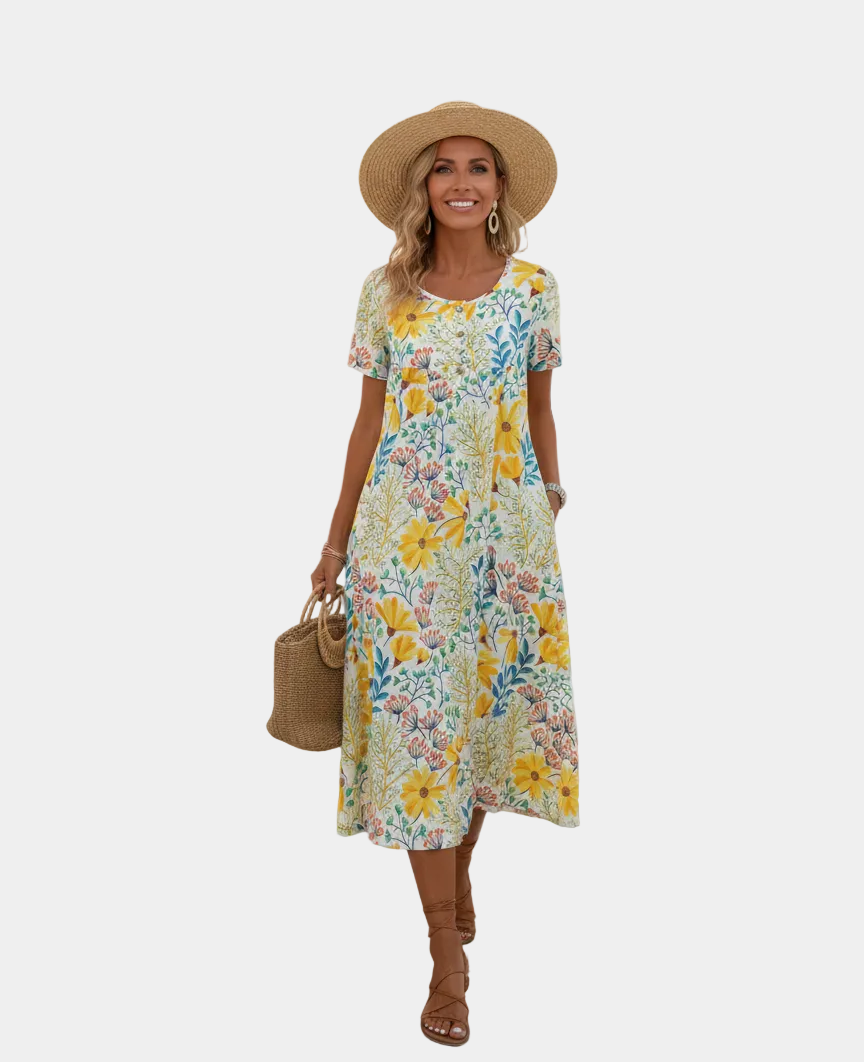 Margaret – Elegante vestito floreale